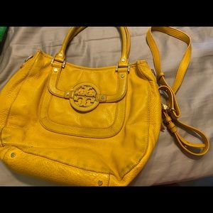 Mustard Yellow Tory Burch Amanda Satchel